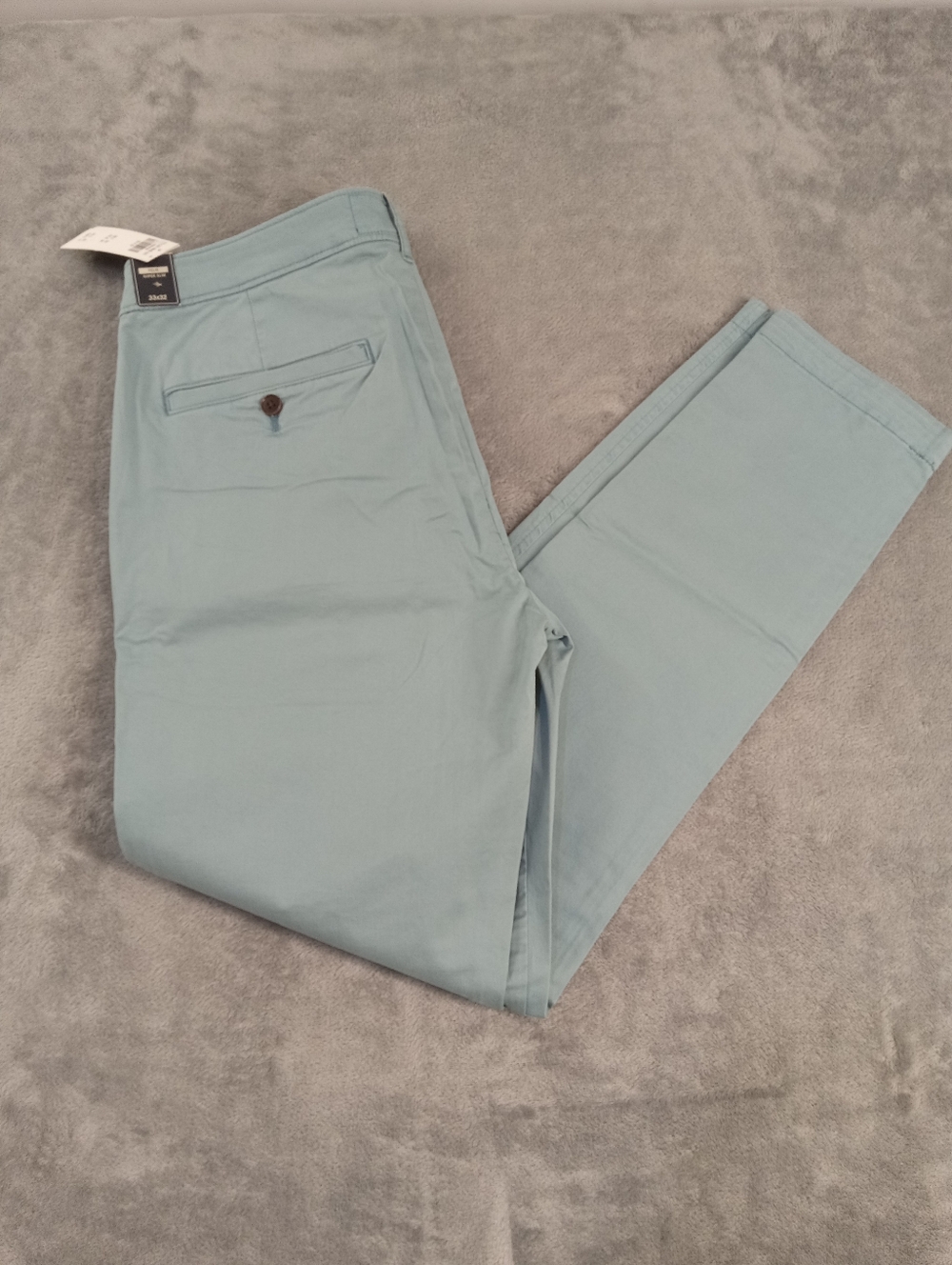 Abercrombie & Fitch Mens Felix Super Slim Jeans Steel Blue Size 33X32 NWT